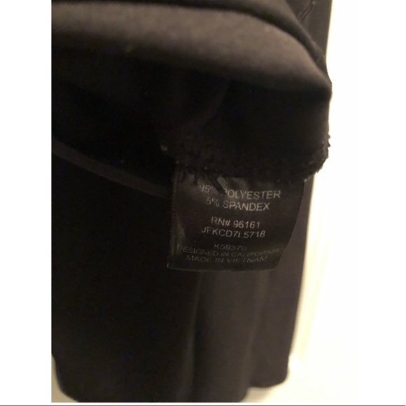 Size medium purple black color block dress - Picture 4 of 5